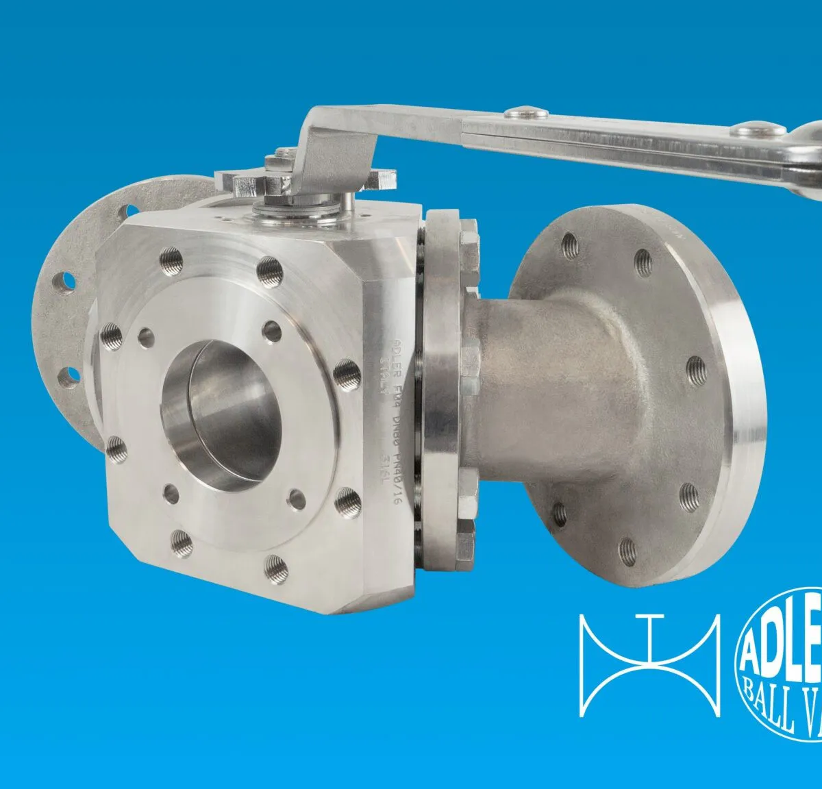 Adler FV4 DN80  3-WAY BALL VALVES