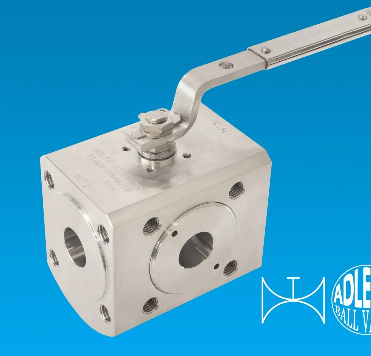 Adler VT5 DN80  4-WAY BALL VALVES