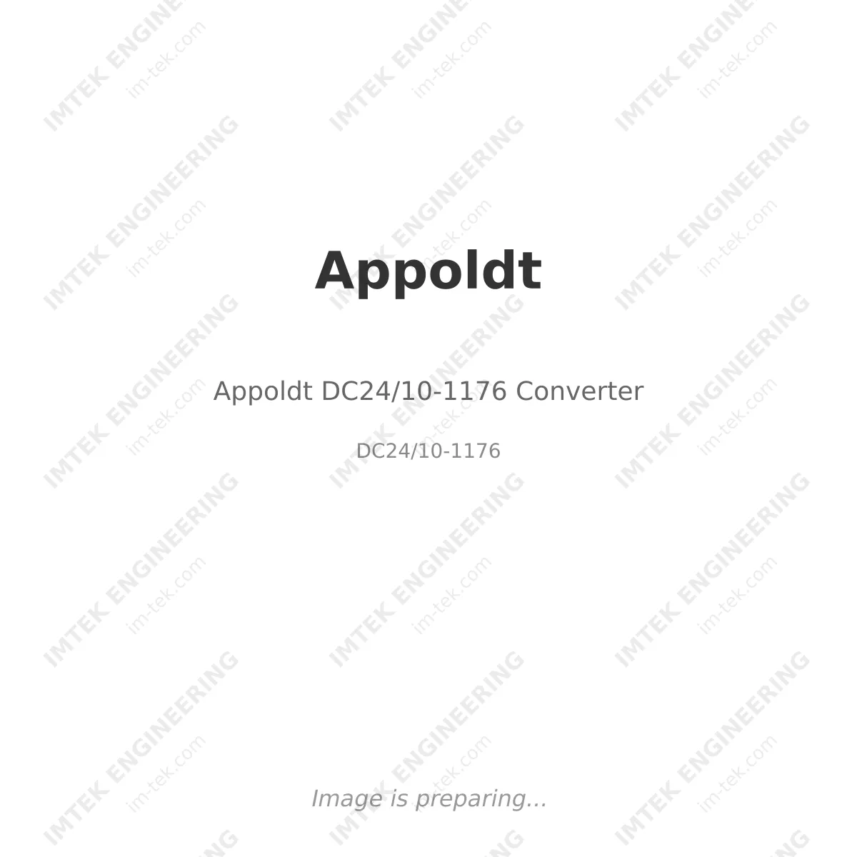 Appoldt DC24/10-1176  Converter