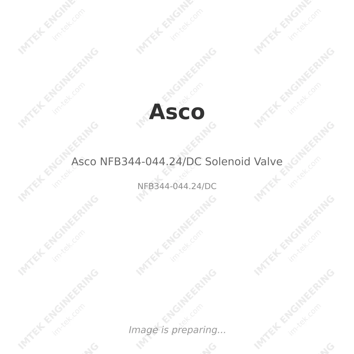 Asco NFB344-044.24/DC Solenoid Valve