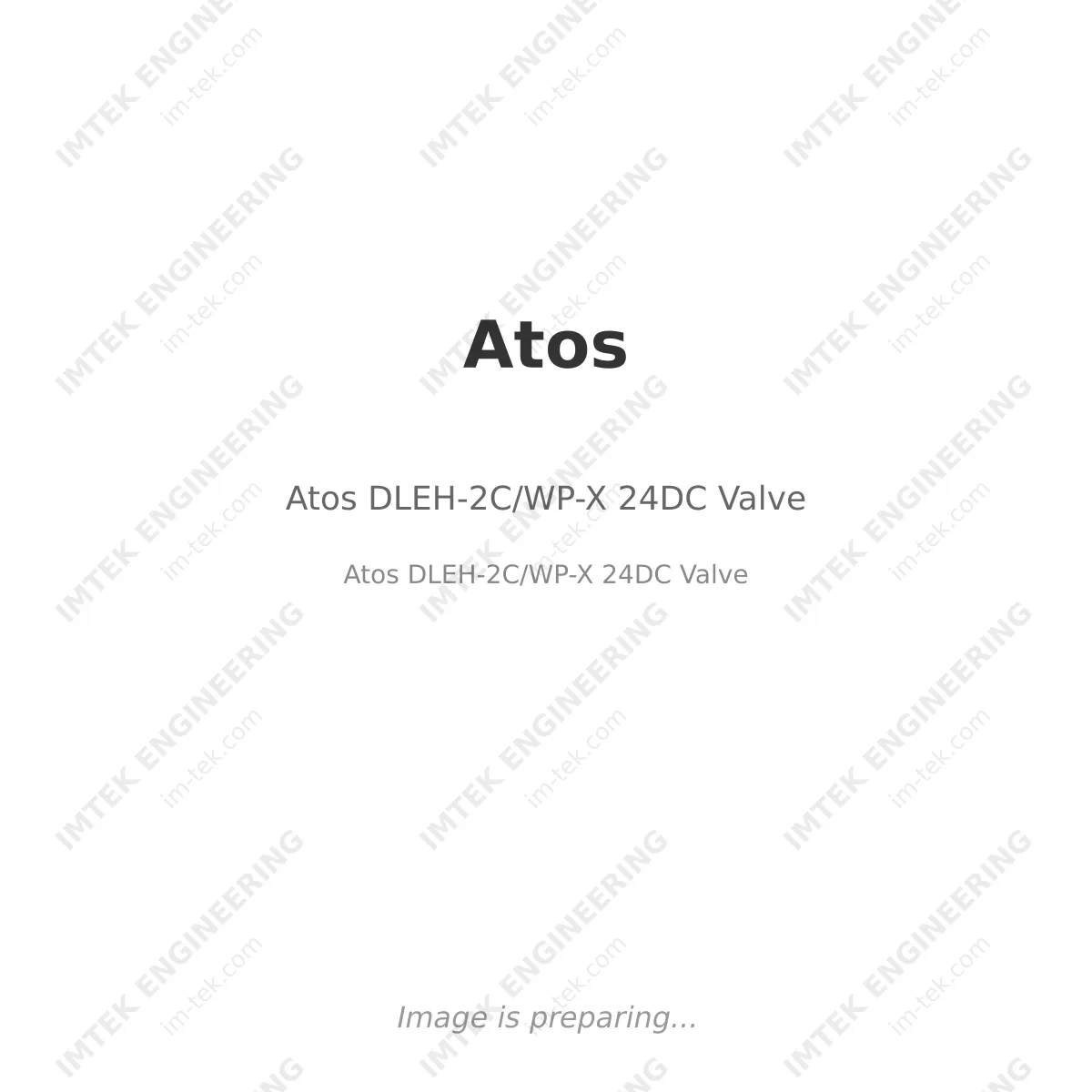 Atos DLEH-2C/WP-X 24DC    Valve