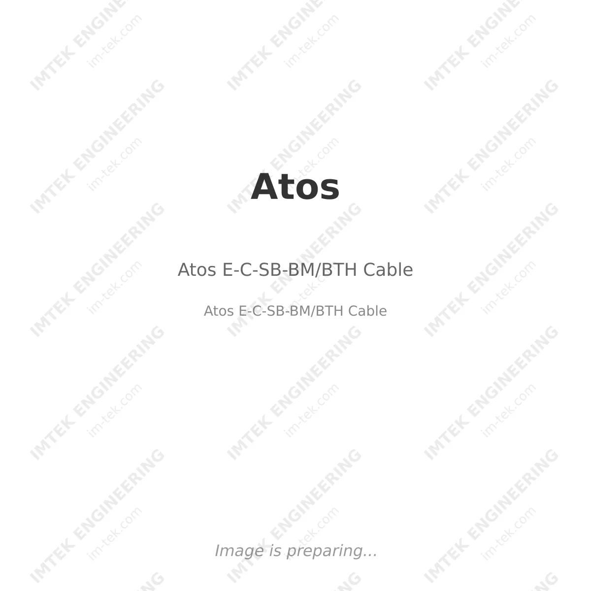 Atos E-C-SB-BM/BTH Cable