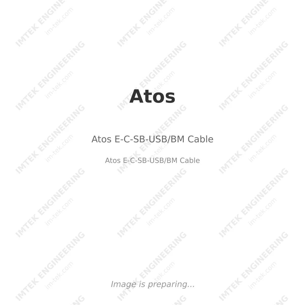 Atos E-C-SB-USB/BM Cable