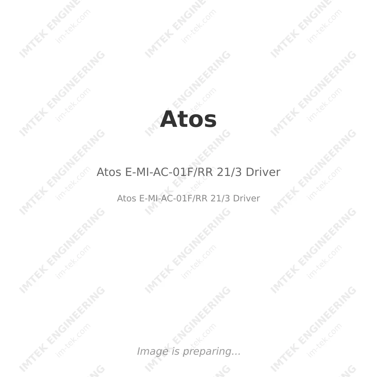 Atos E-MI-AC-01F/RR 21/3 Driver