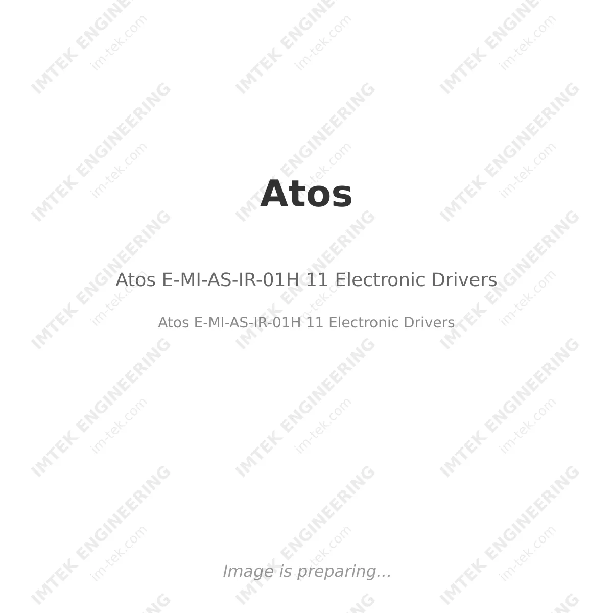 Atos E-MI-AS-IR-01H 11 Electronic Drivers