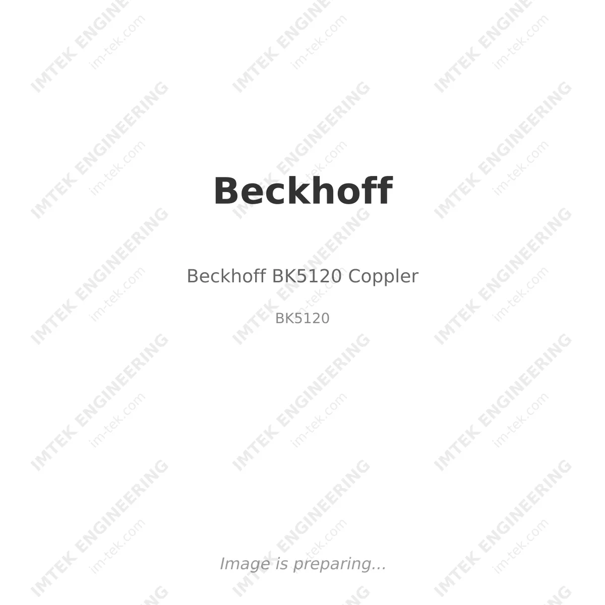 Beckhoff BK5120 Coppler