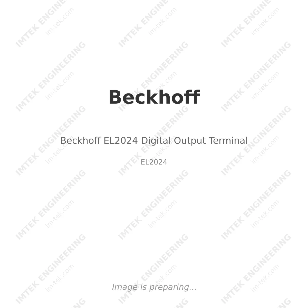 Beckhoff EL2024 Digital Output Terminal