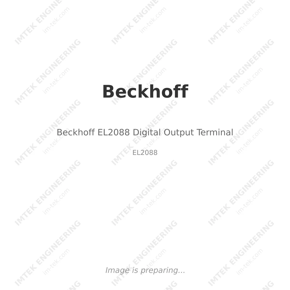 Beckhoff EL2088 Digital Output Terminal