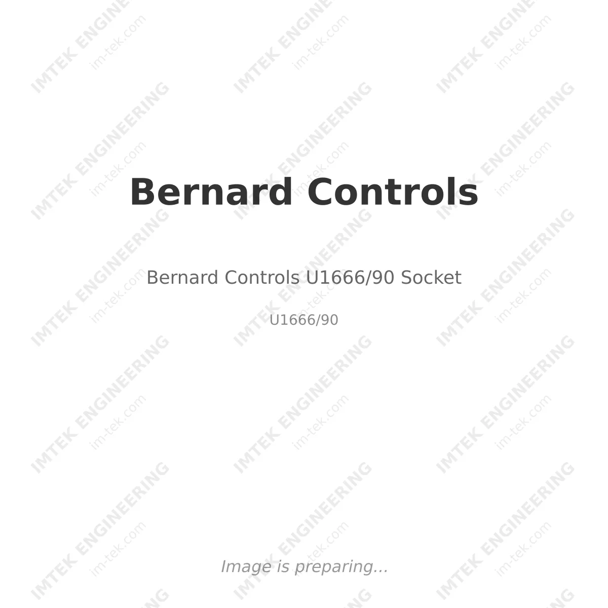 Bernard Controls U1666/90 Socket
