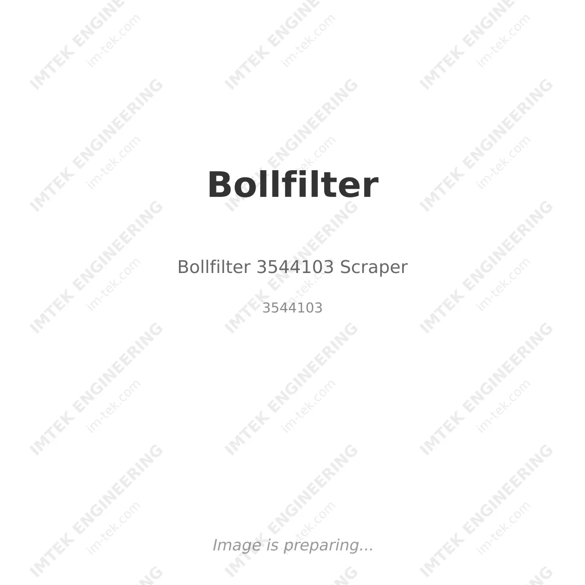 Bollfilter 3544103 Scraper