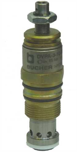BUCHER DVPA-1-10-SN-3 Pressure Relief Cartridge 400552600