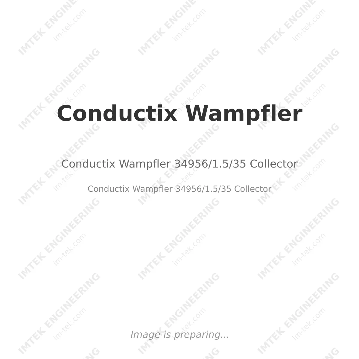 Conductix Wampfler 34956/1.5/35 Collector
