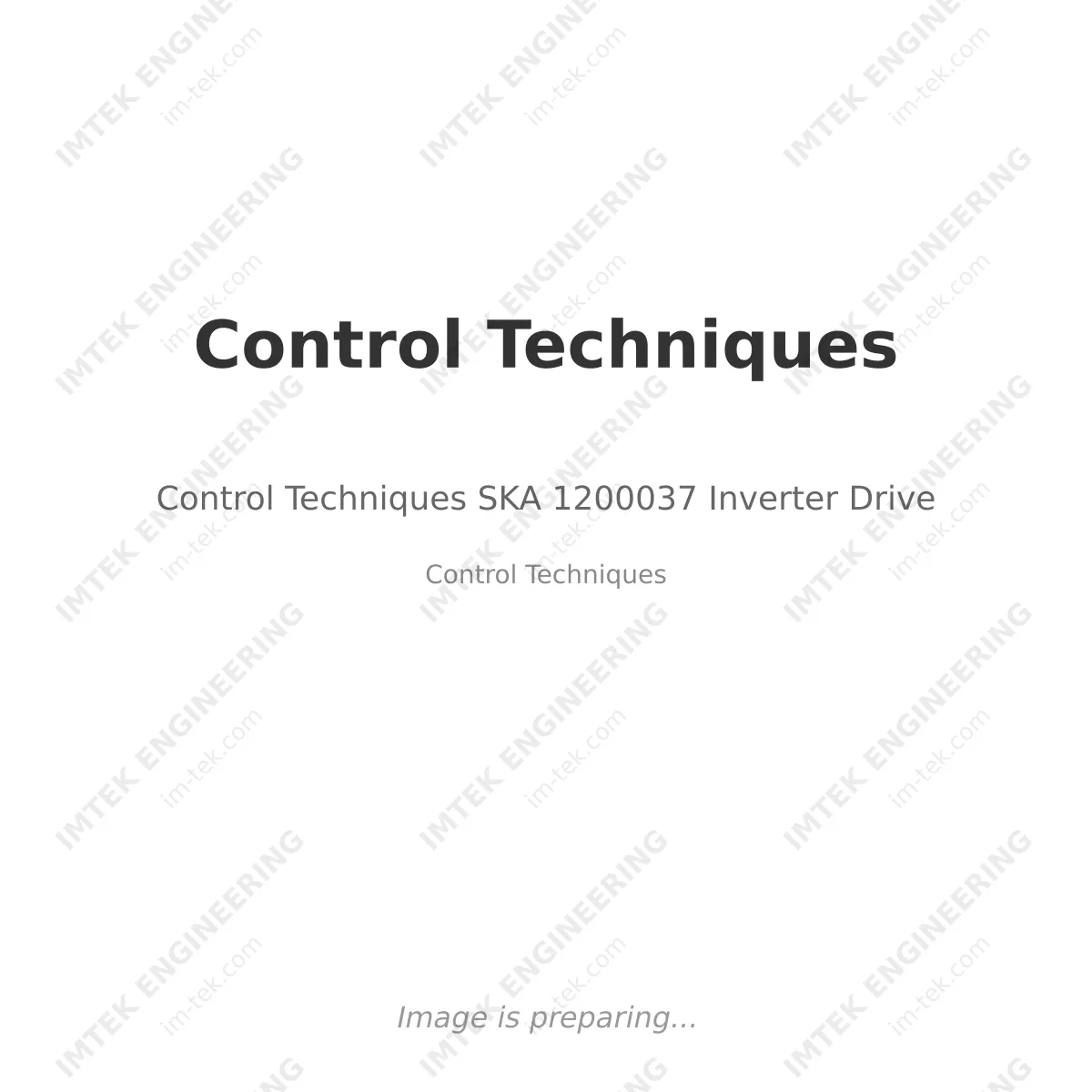 Control Techniques SKA 1200037 Inverter Drive