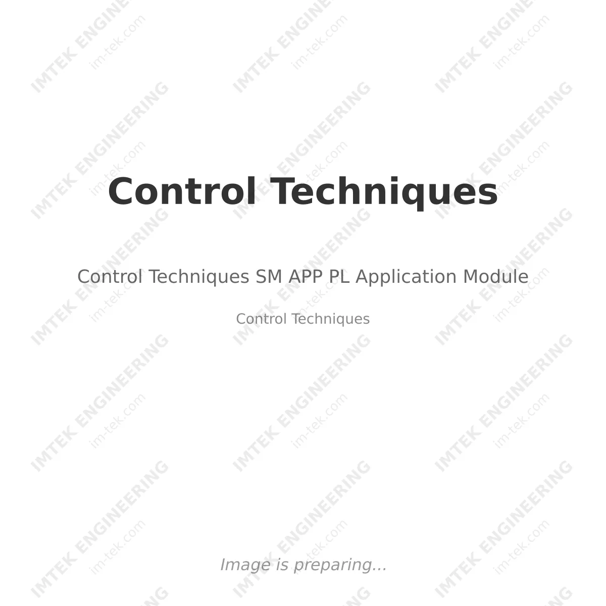 Control Techniques SM APP PL Application Module