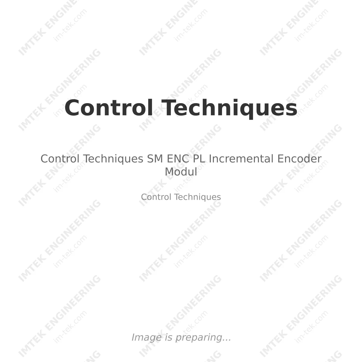 Control Techniques SM ENC PL Incremental Encoder Modul