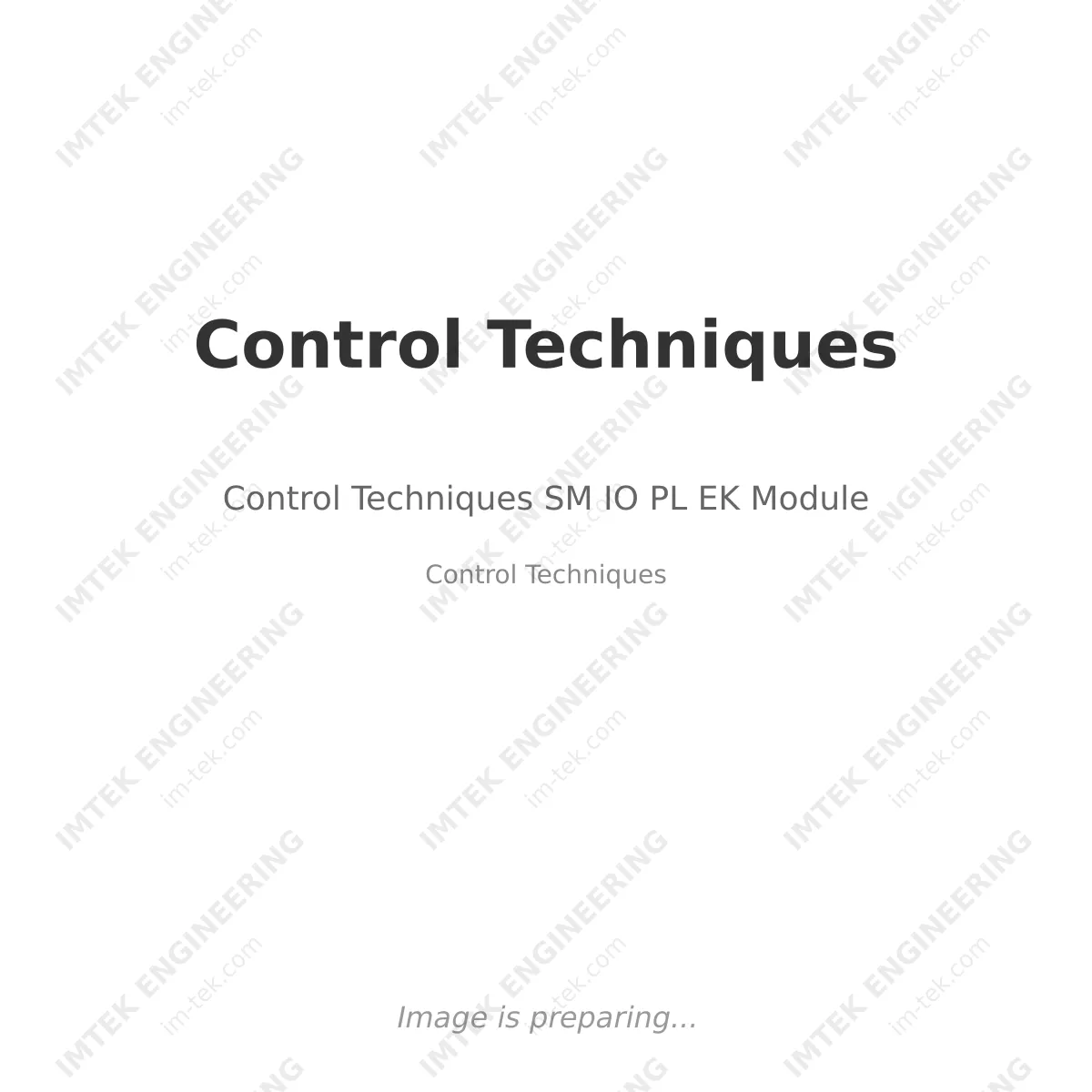 Control Techniques SM IO PL EK Module
