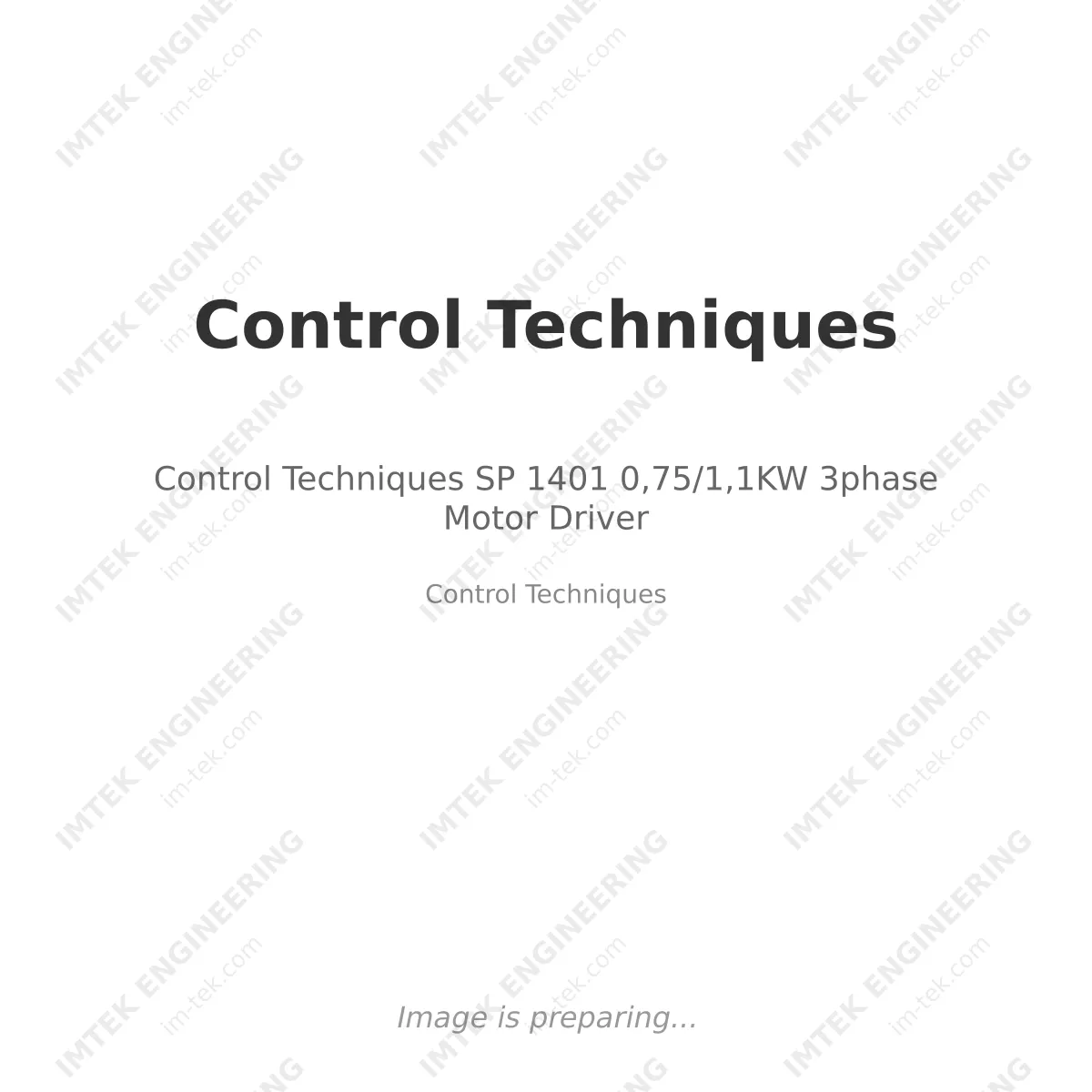 Control Techniques SP 1401 0,75/1,1KW 3phase Motor Driver