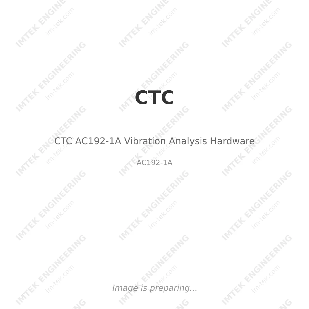 CTC AC192-1A Vibration Analysis Hardware