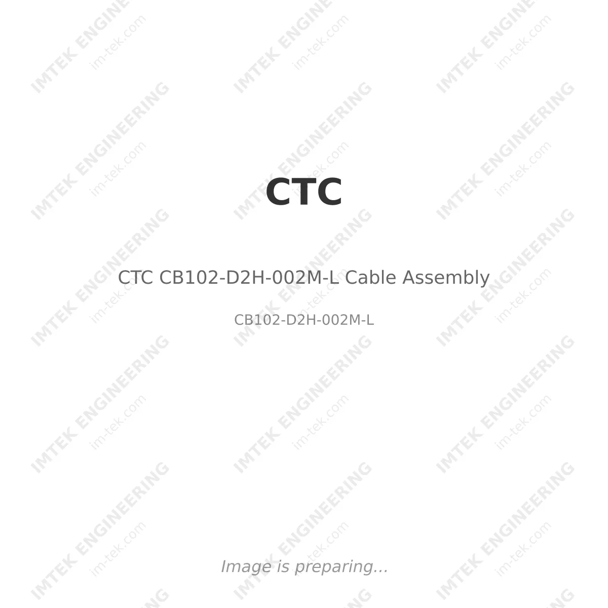 CTC CB102-D2H-002M-L Cable Assembly