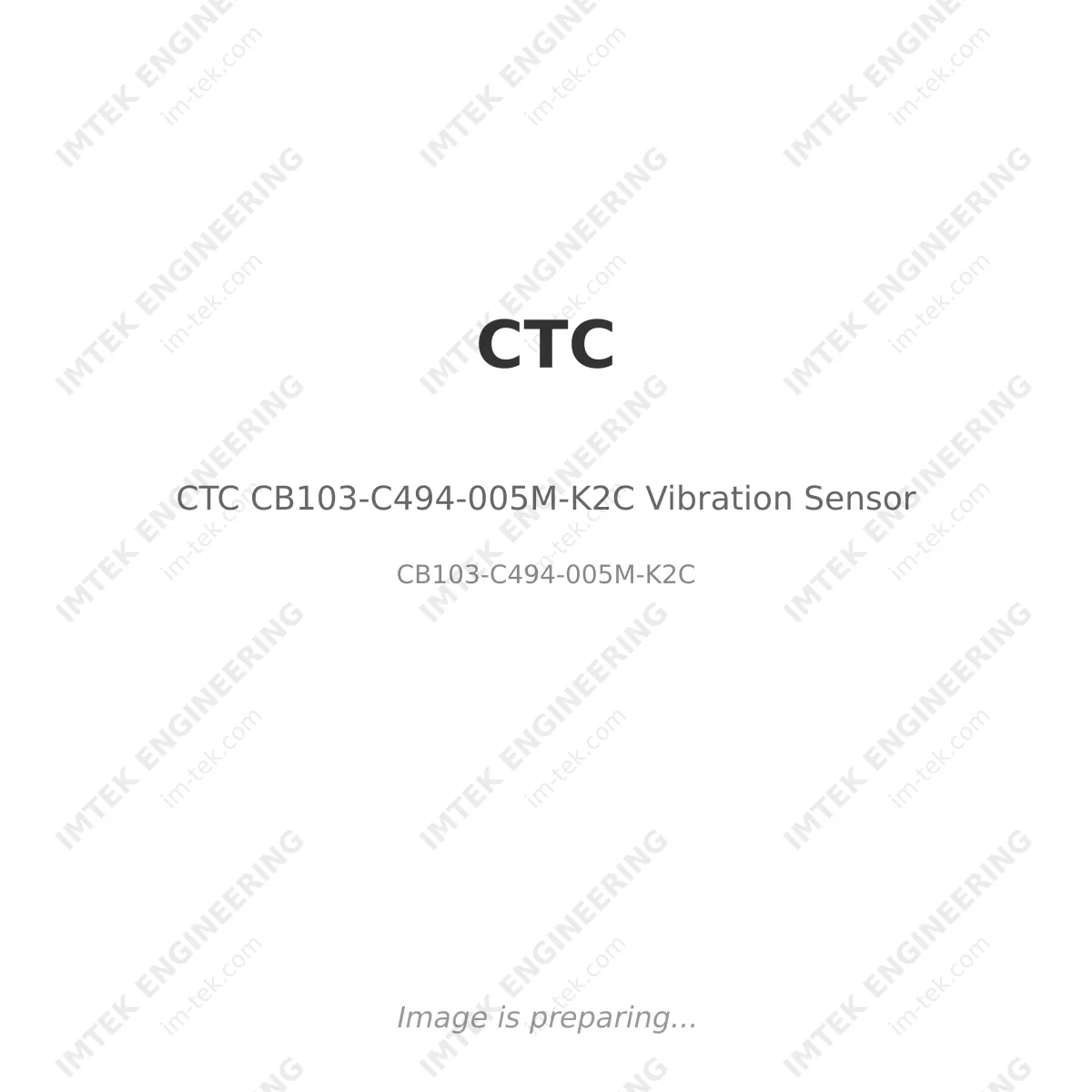 CTC CB103-C494-005M-K2C Vibration Sensor