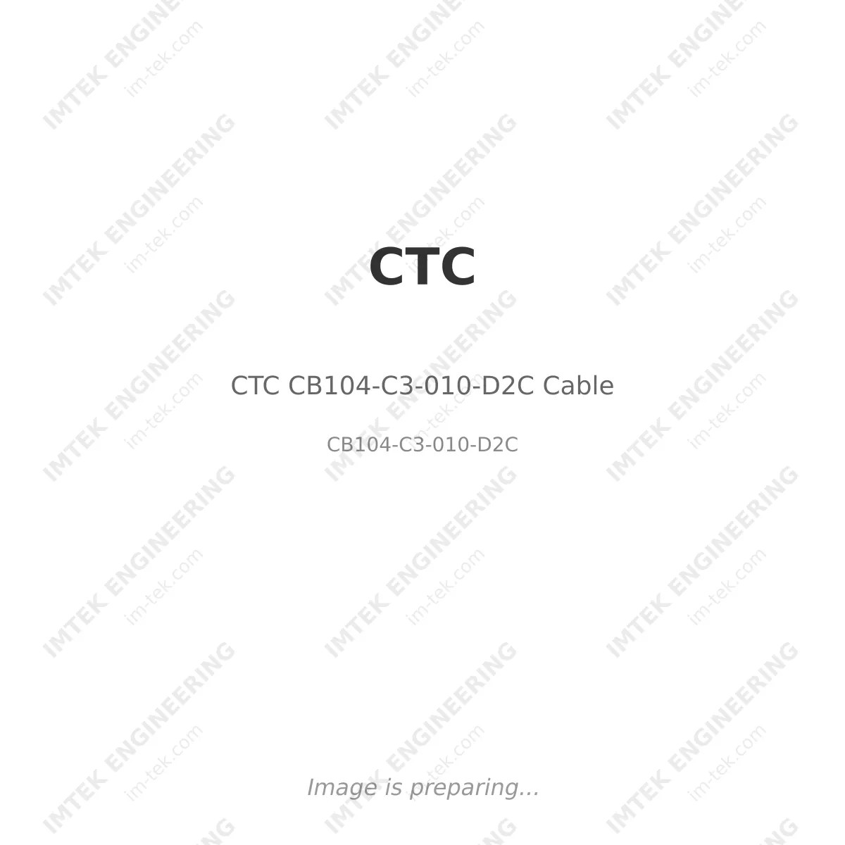 CTC CB104-C3-010-D2C Cable