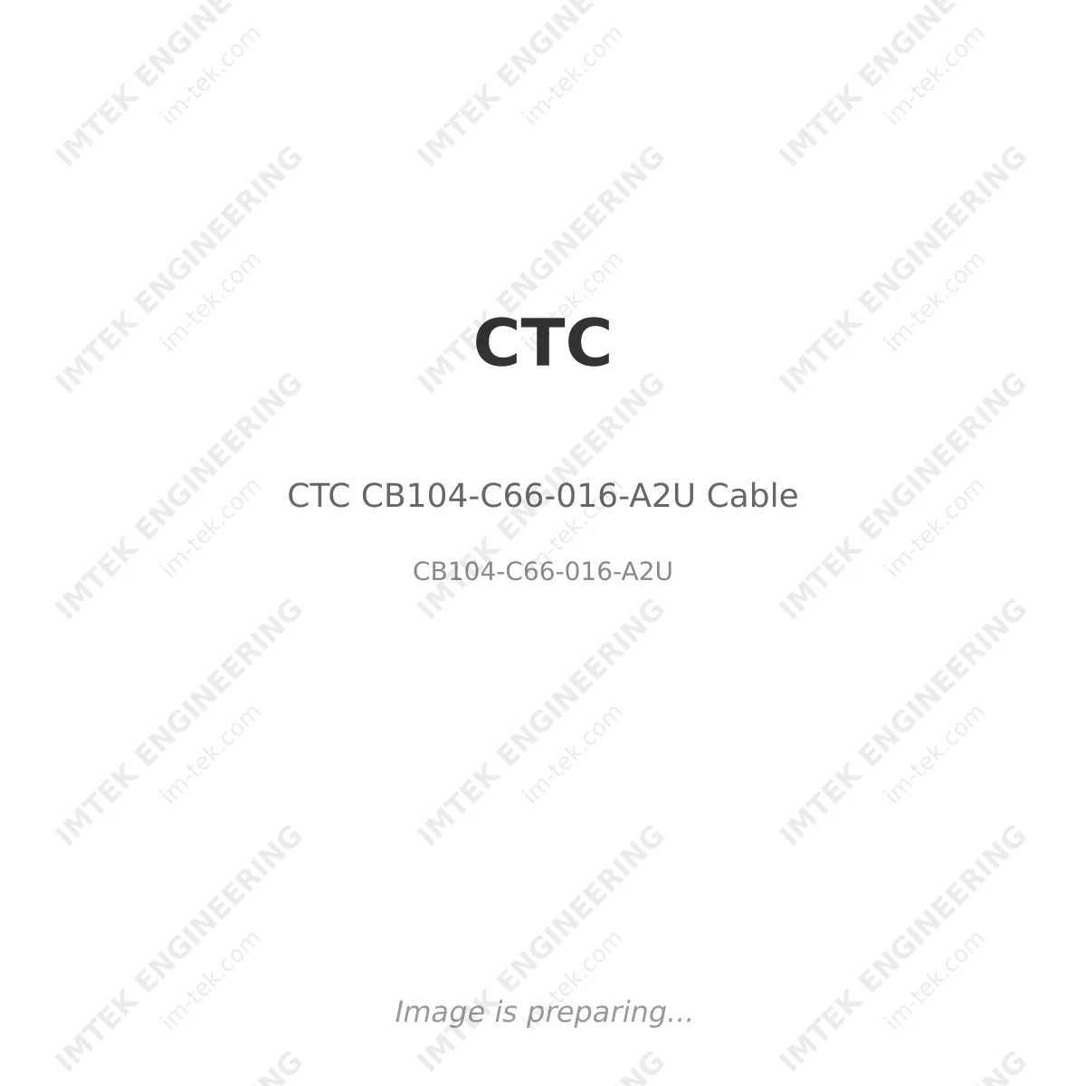 CTC CB104-C66-016-A2U Cable