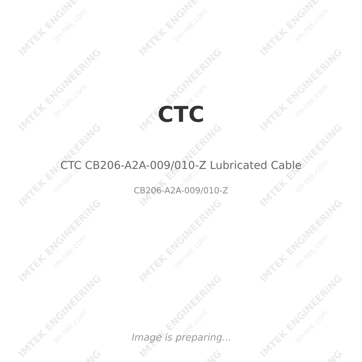 CTC CB206-A2A-009/010-Z Lubricated Cable