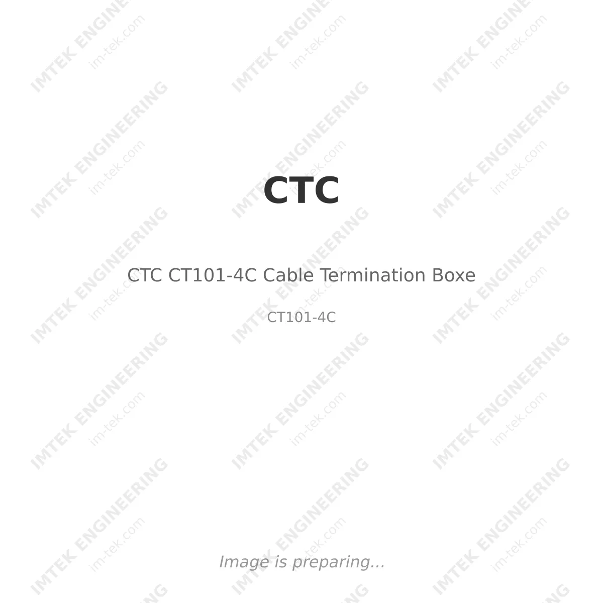 CTC CT101-4C Cable Termination Boxe
