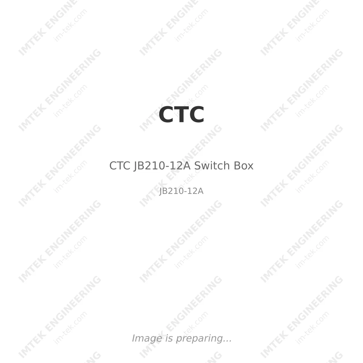 CTC JB210-12A Switch Box