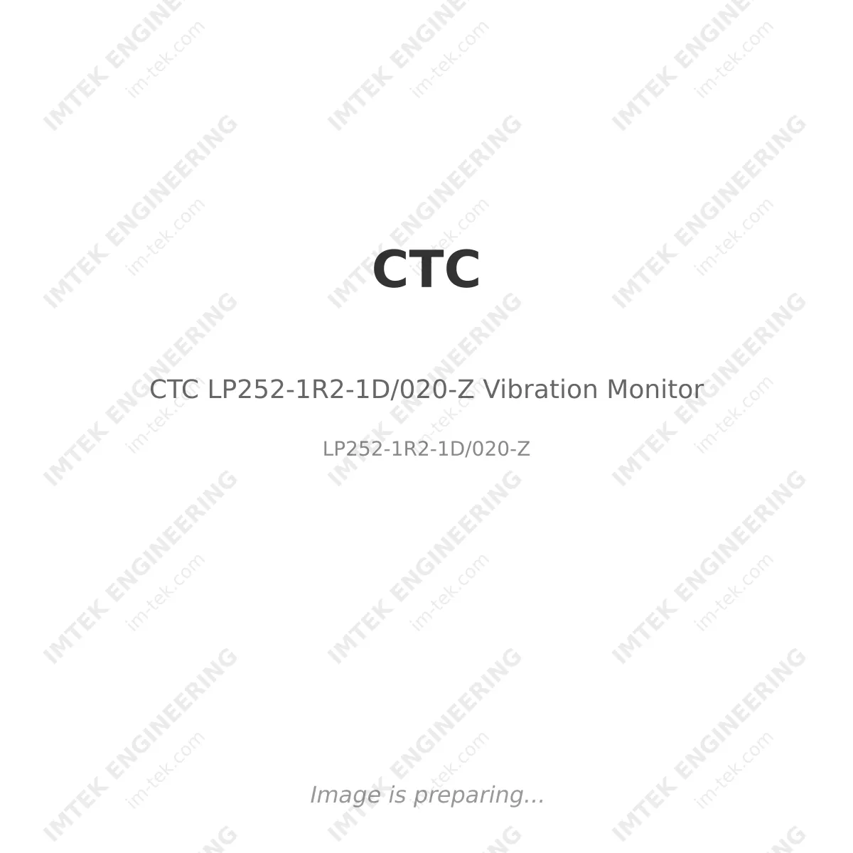 CTC LP252-1R2-1D/020-Z Vibration Monitor