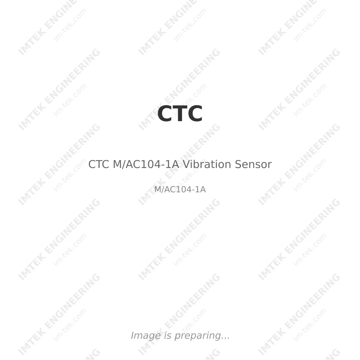 CTC M/AC104-1A Vibration Sensor