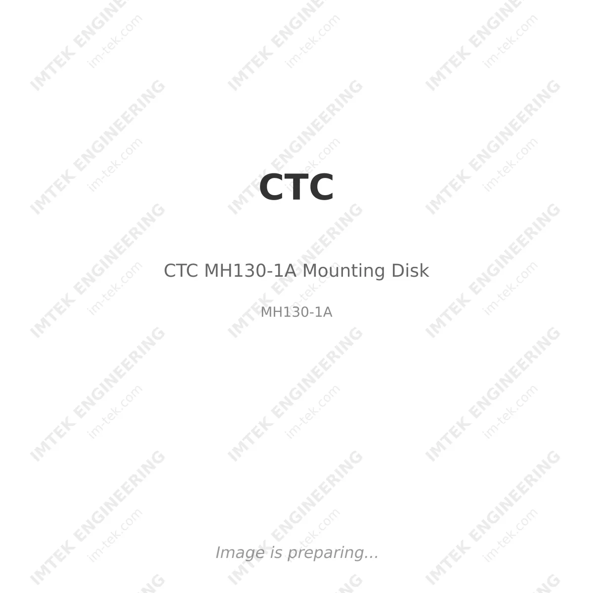 CTC MH130-1A Mounting Disk