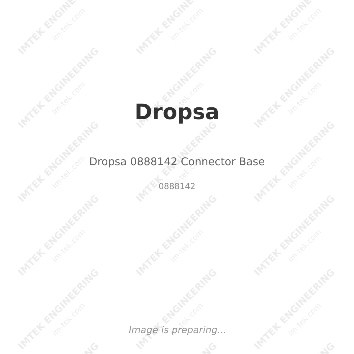 Dropsa 0888142 Connector Base