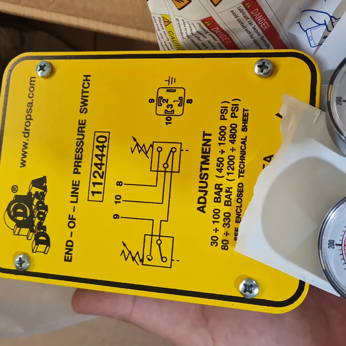 Dropsa 1124440 Pressure Switch