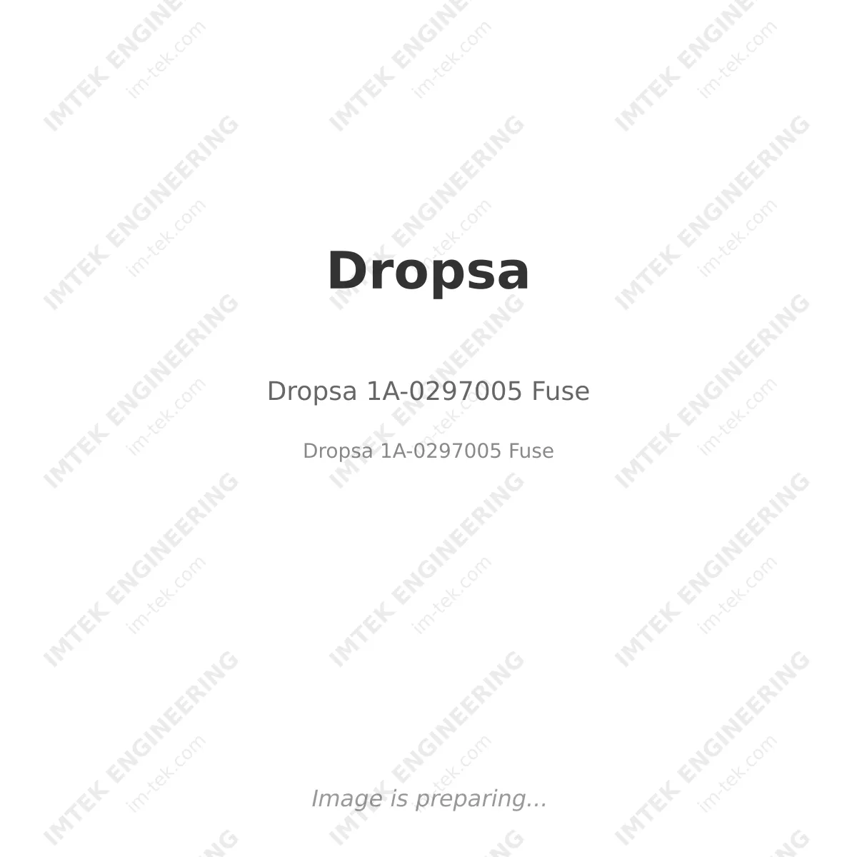 Dropsa 1A-0297005 Fuse
