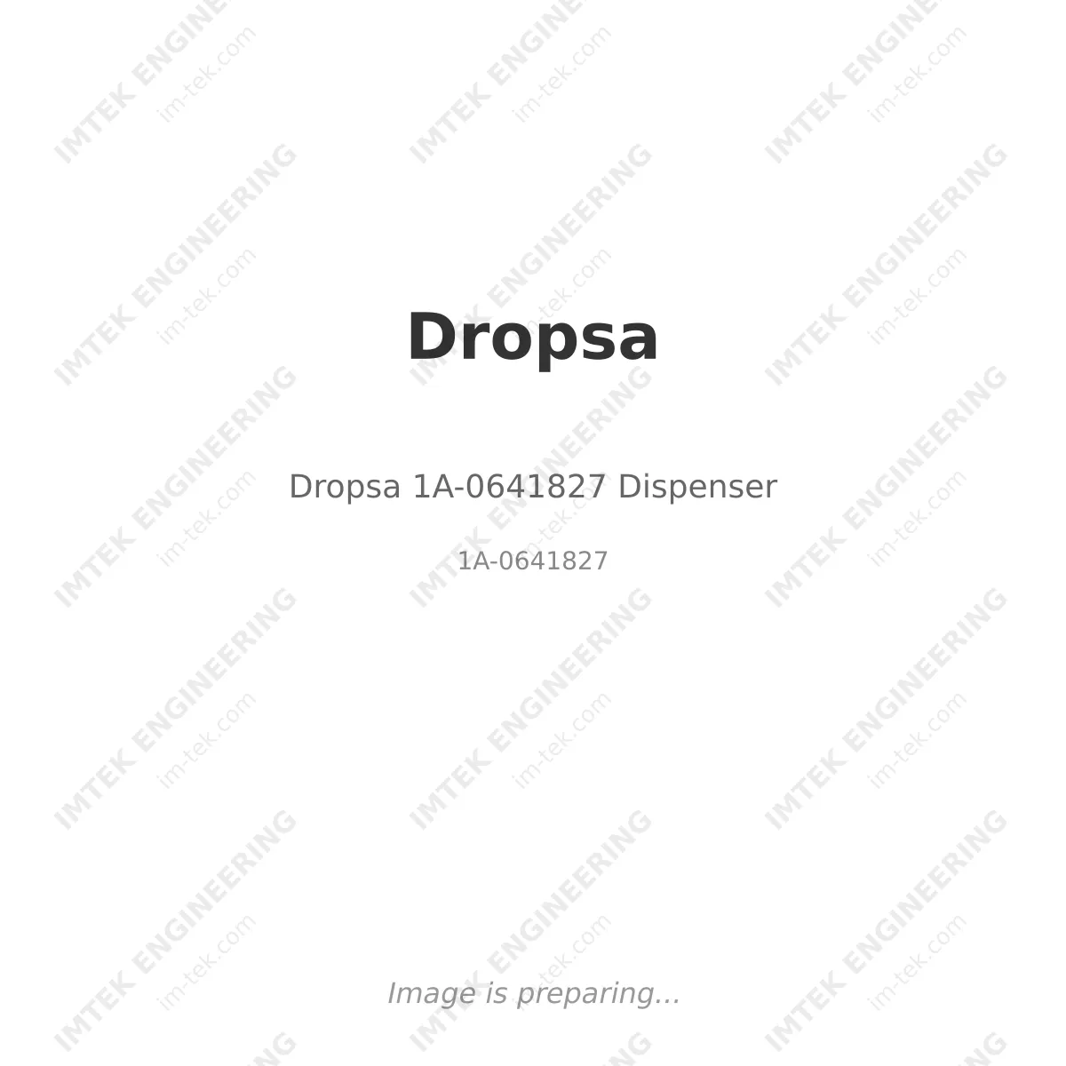 Dropsa 1A-0641827 Dispenser