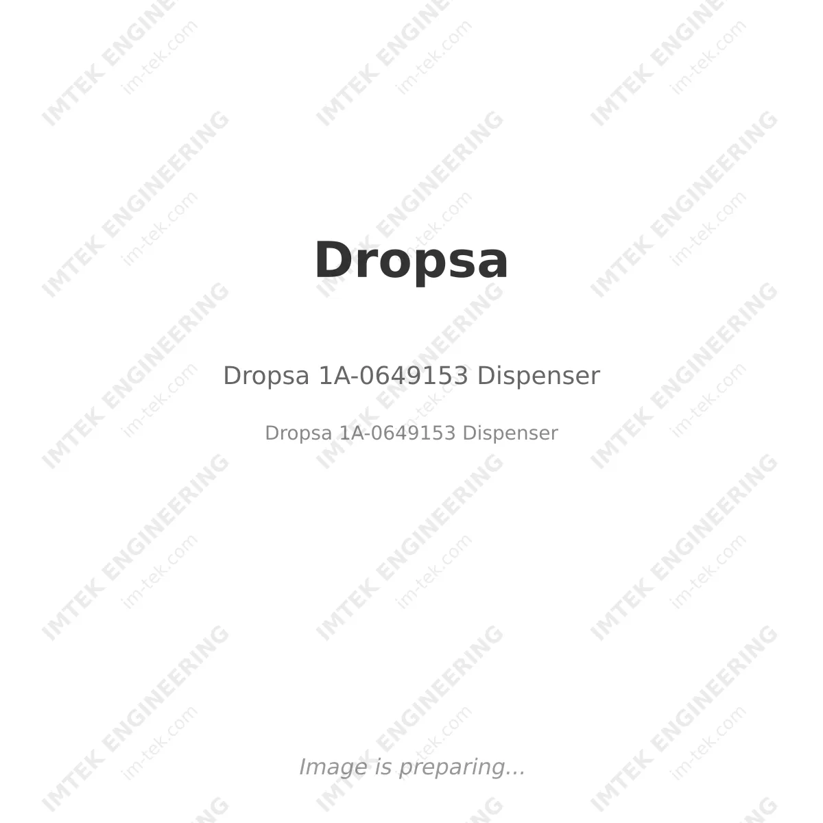 Dropsa 1A-0649153 Dispenser