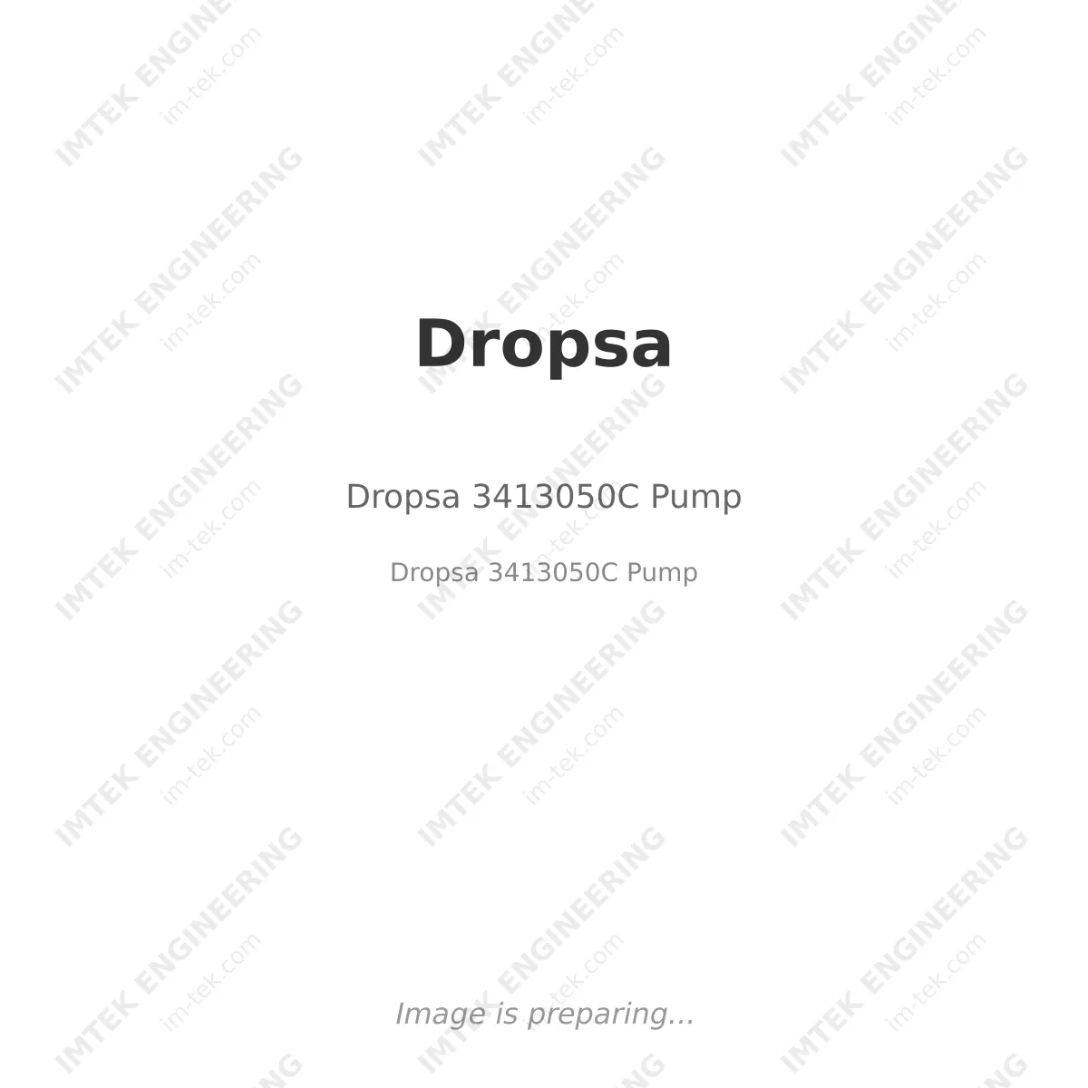 Dropsa 3413050C Pump