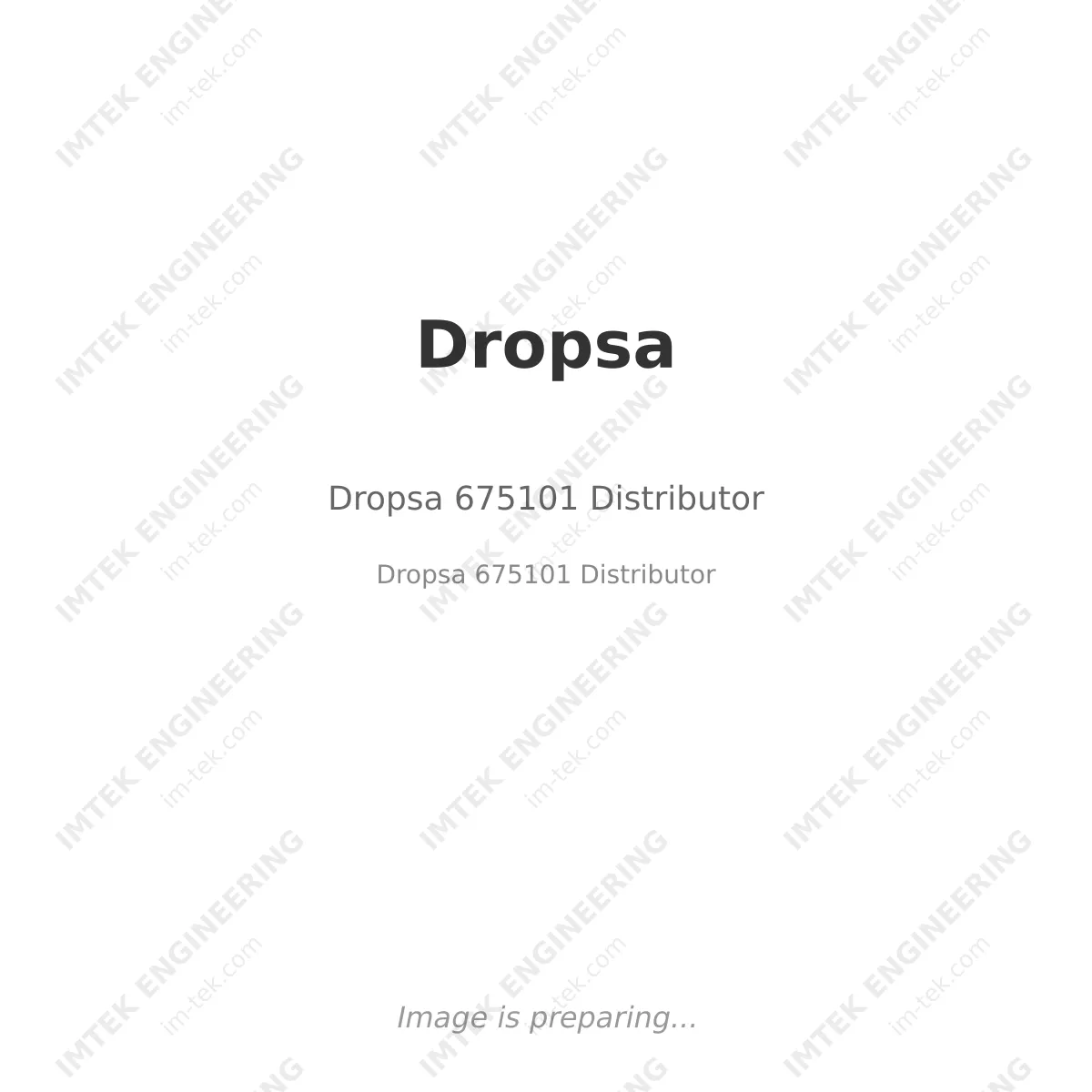 Dropsa 675101 Distributor