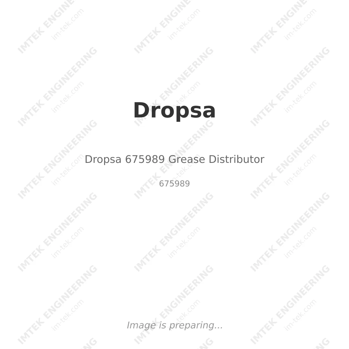 Dropsa 675989 Grease Distributor