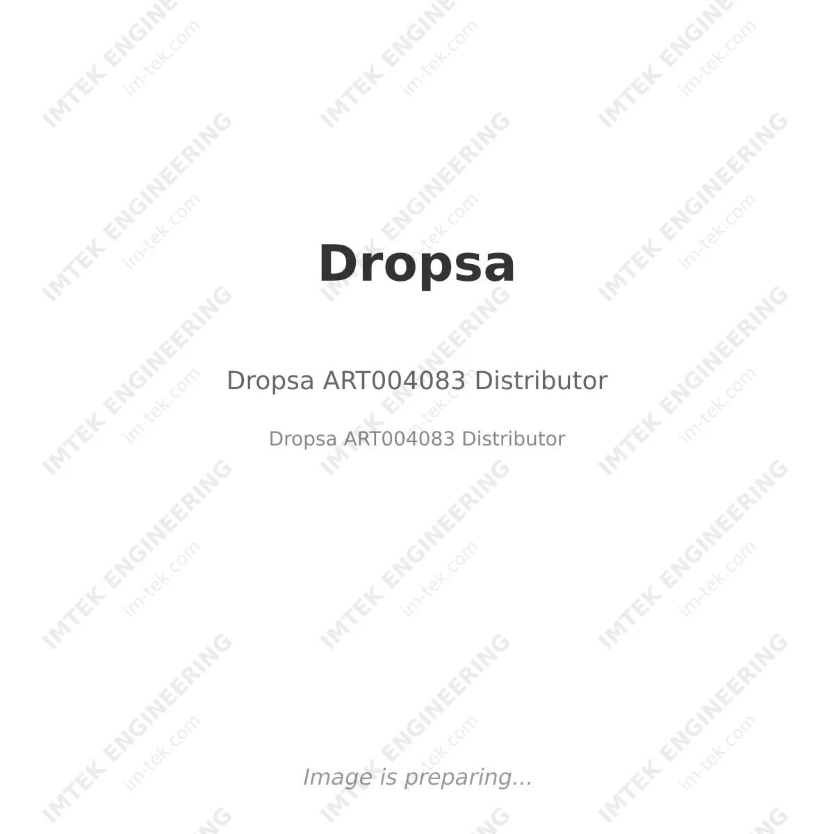 Dropsa ART004083 Distributor