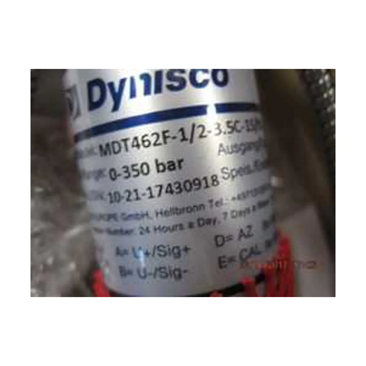 Dynisco MDT462F-1/2-3,5C-15/46 Melt Pressure Transmitters