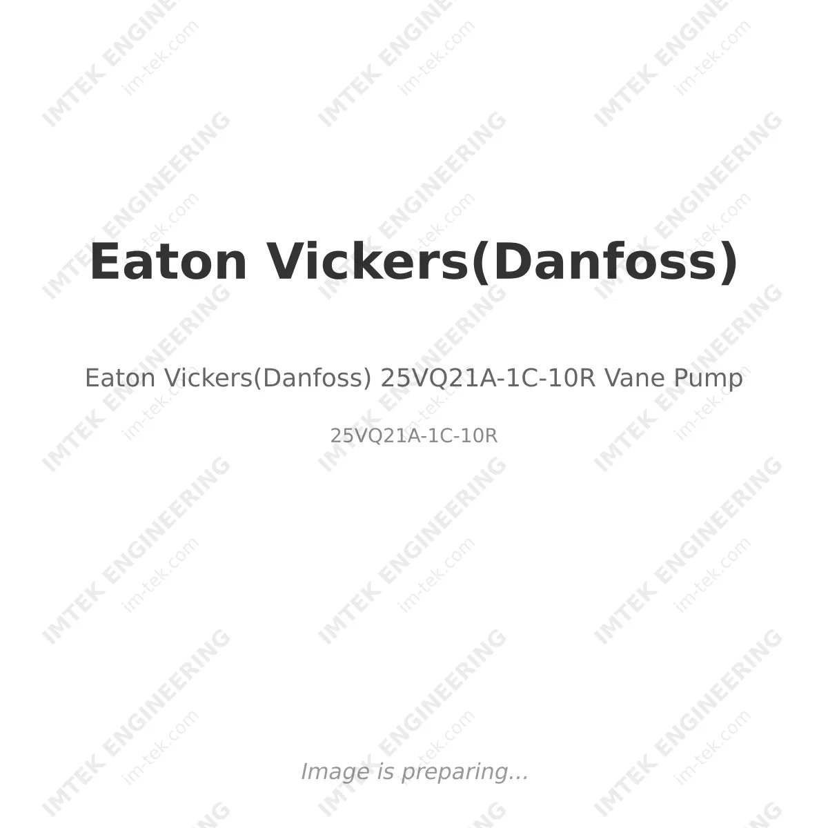 Eaton Vickers(Danfoss) 25VQ21A-1C-10R  Vane Pump