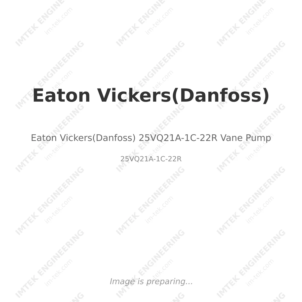 Eaton Vickers(Danfoss) 25VQ21A-1C-22R  Vane Pump