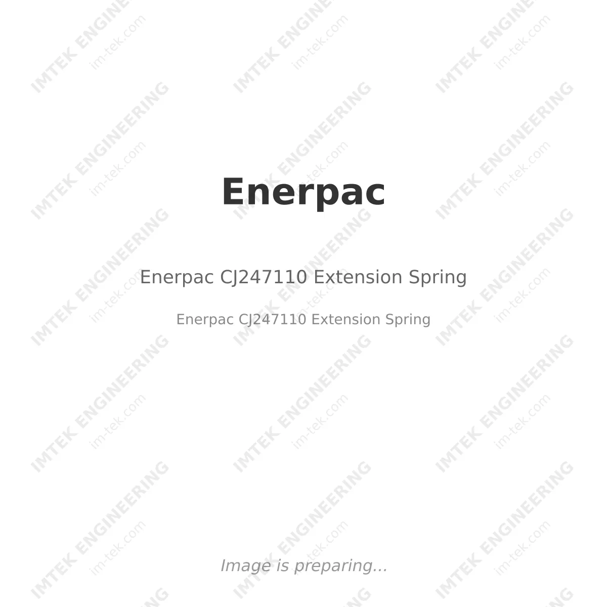Enerpac CJ247110 Extension Spring