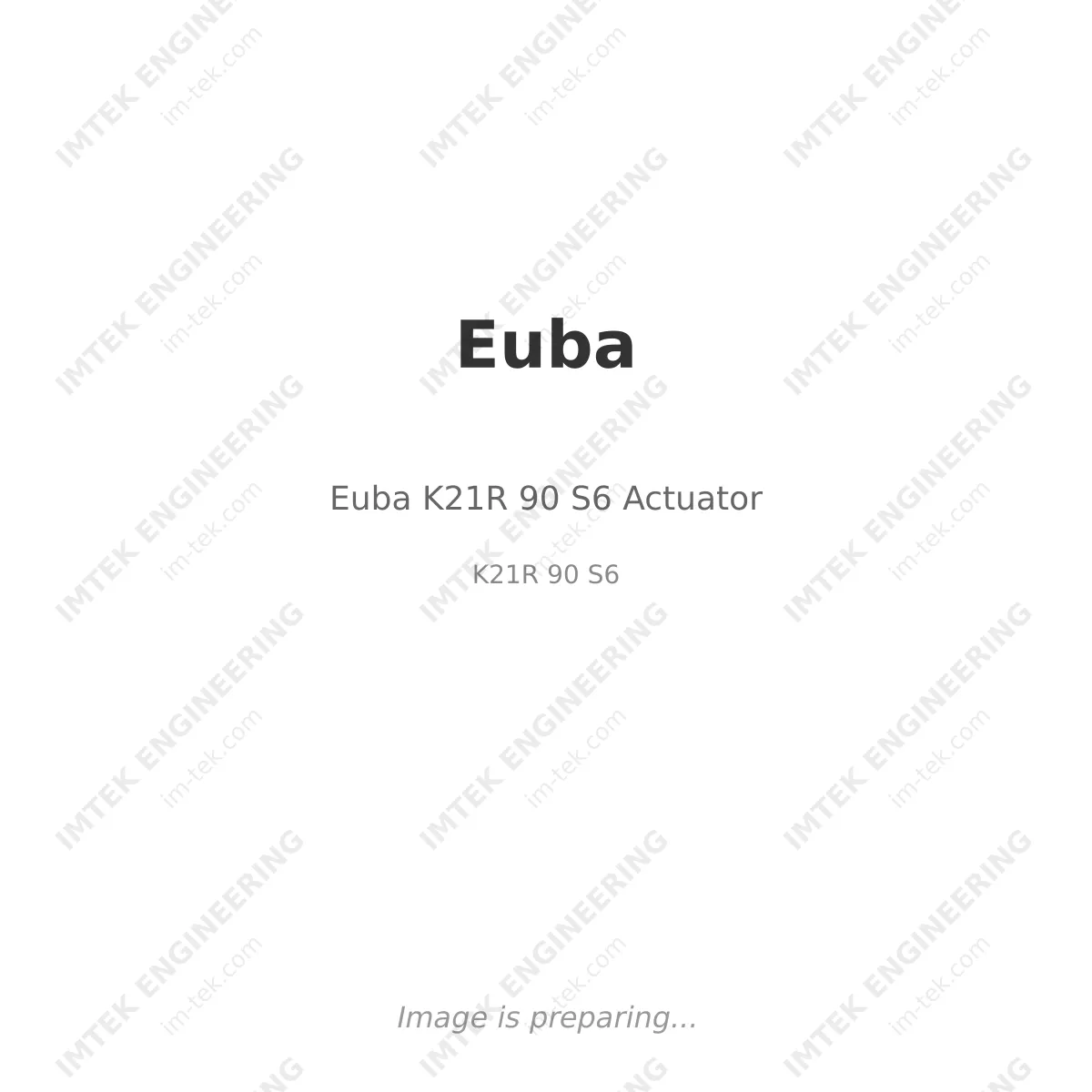 Euba K21R 90 S6 Actuator