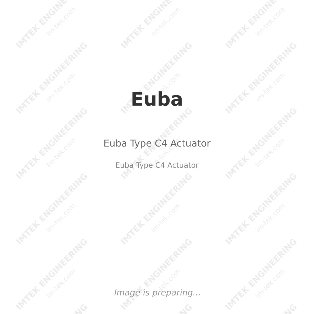 Euba Type C4 Actuator