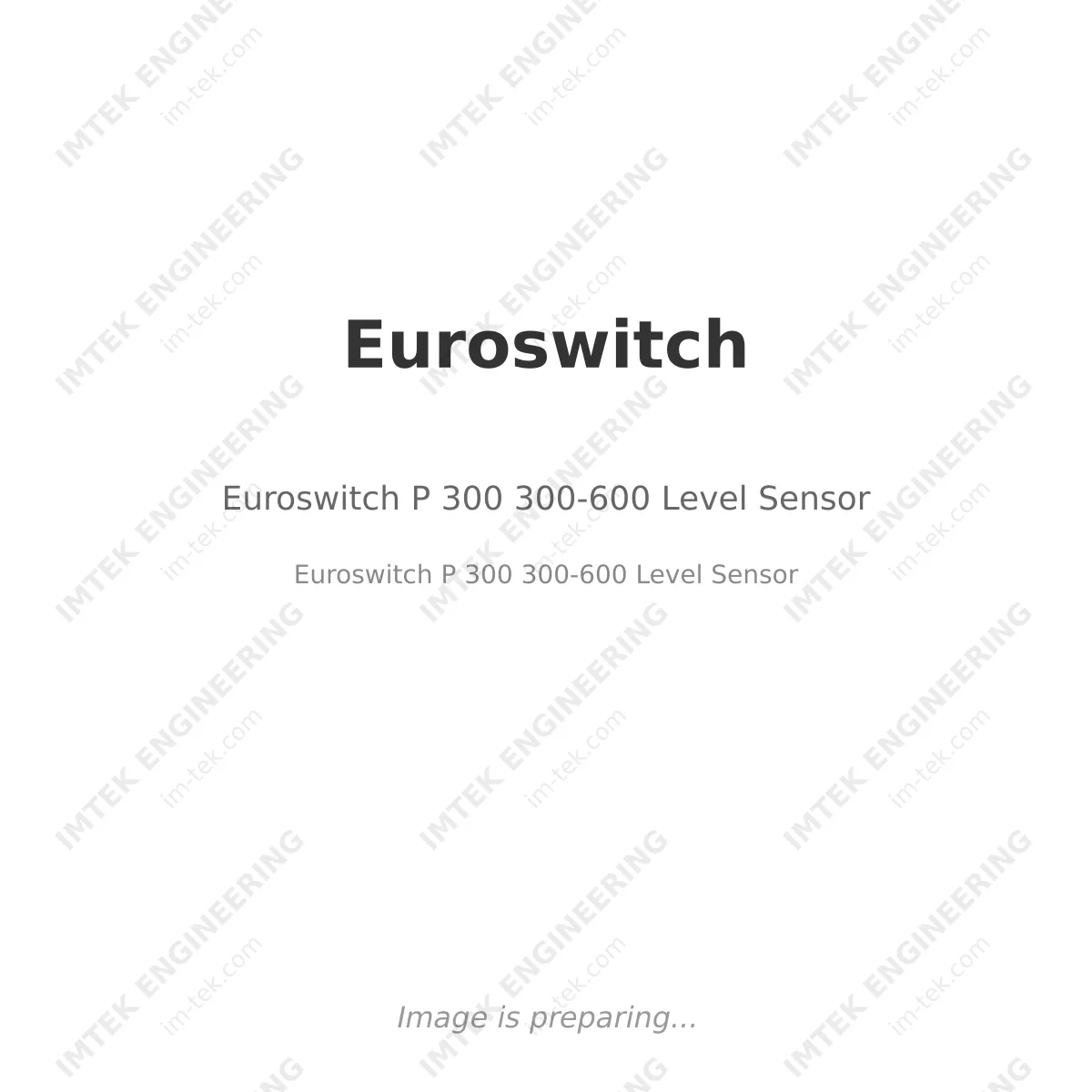 Euroswitch P 300 300-600 Level Sensor