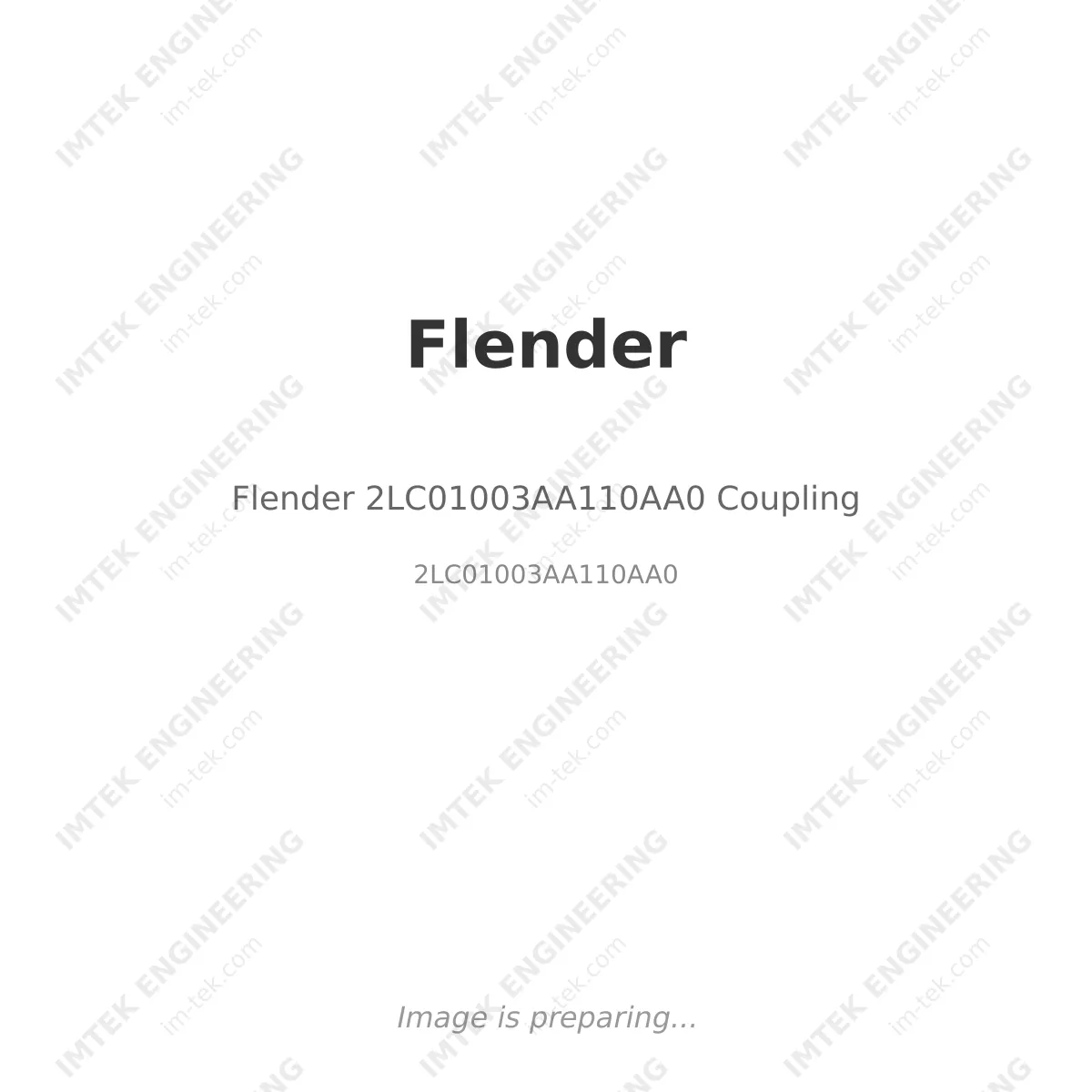 Flender 2LC01003AA110AA0 Coupling