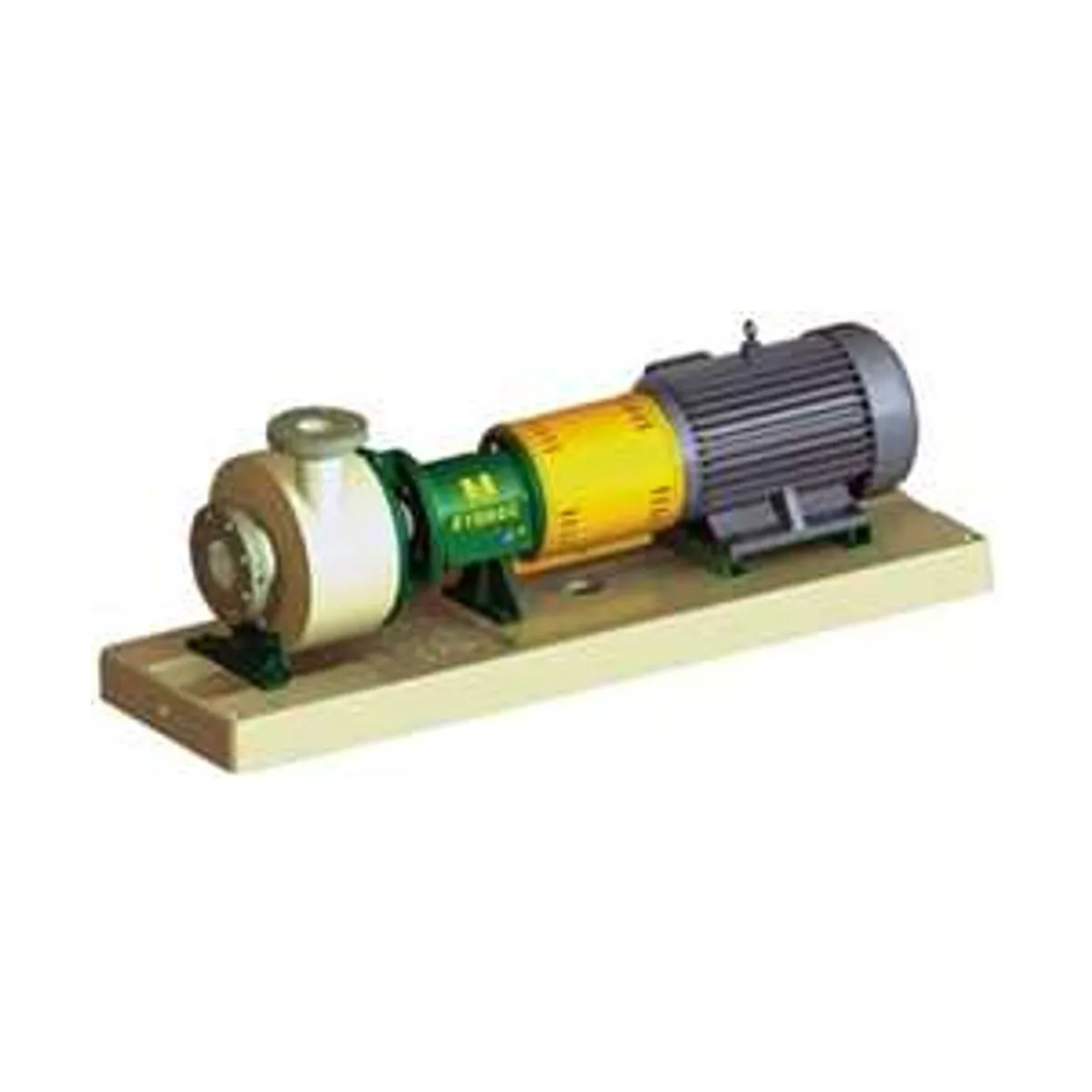 Fybroc 2X3X10 Series 3000  Recessed Impeller Horizontal Pump